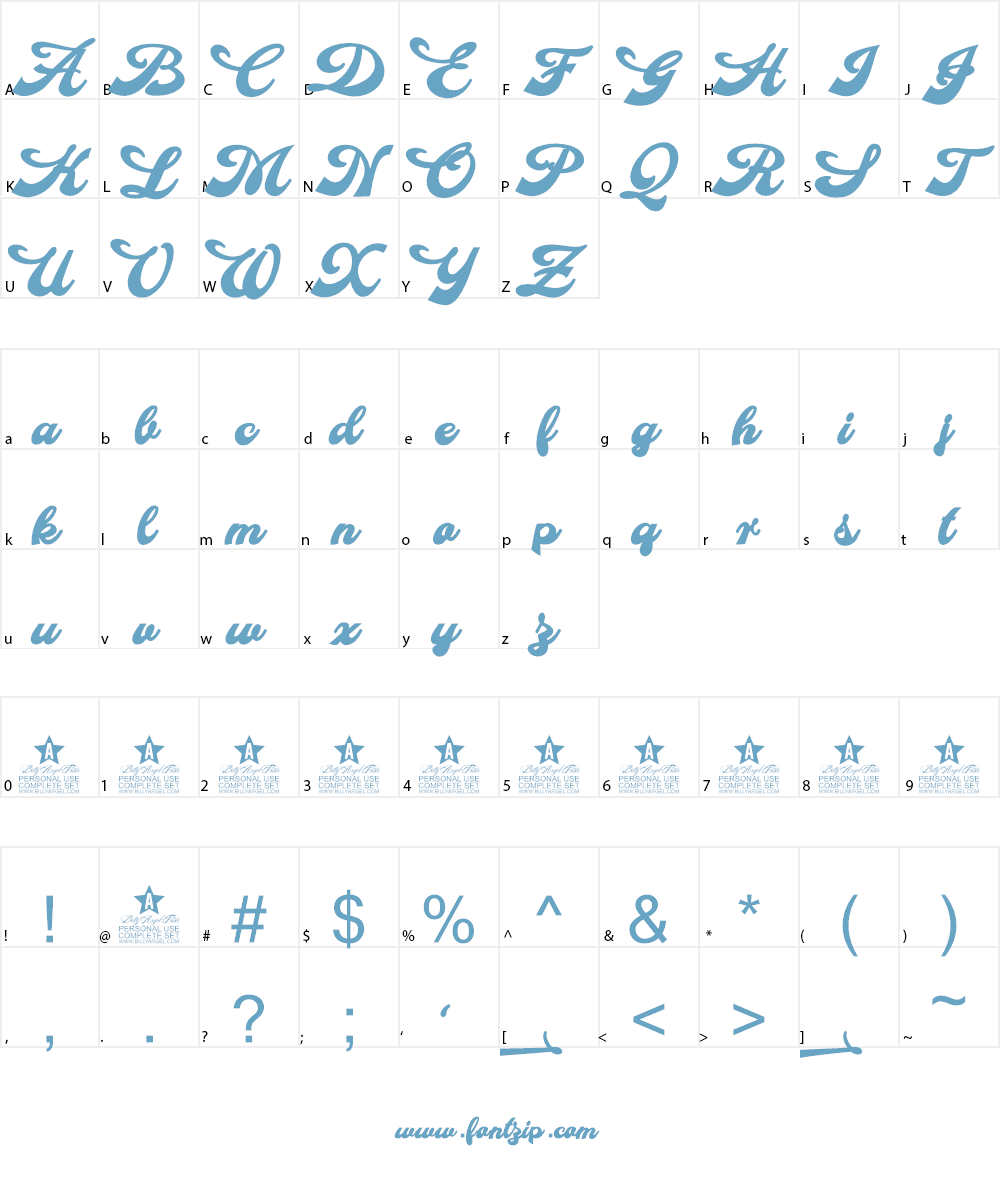 Makeup Personal Use Font Character
